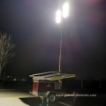 Safe and stable LED diesel light tower